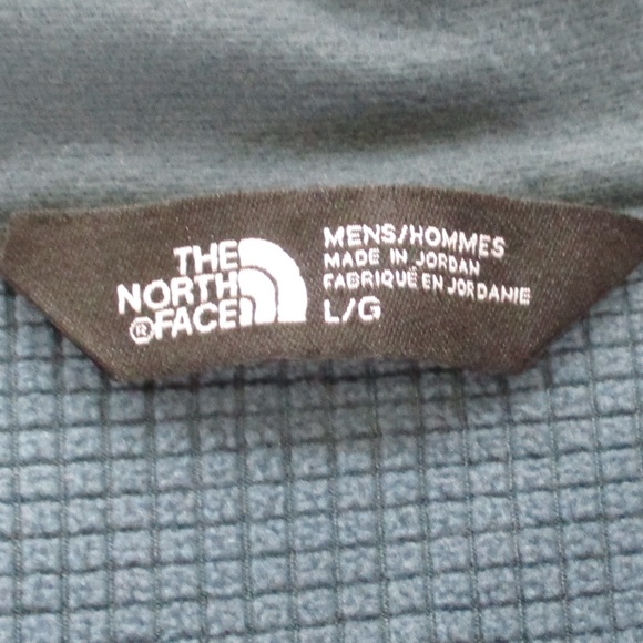 The North‎ Face Sweatshirt Men's Large Blue Borod 1/4 Zip Pullover Stretch - Picture 5 of 8